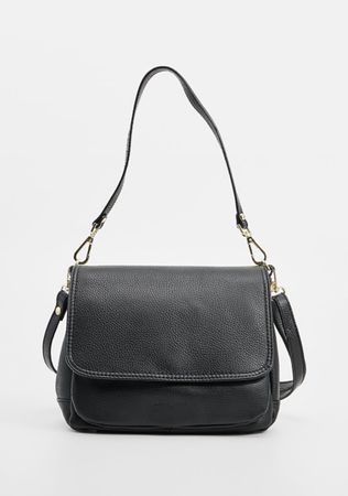 Christian Laurier Handtasche Leder schwarz 