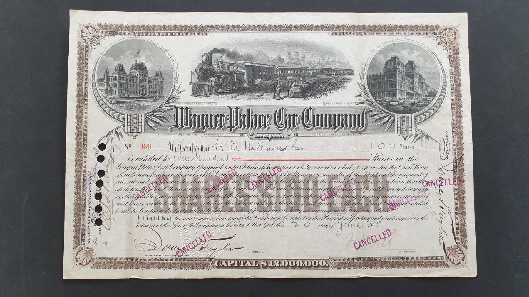 Documenti: Wertpapiere USA. Eisenbahn. – Usato da Goldach venduto da armando_r 1