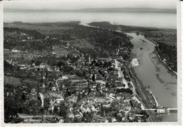 F 34 Fliegeraufn. RHEINECK  mit Bodensee SG gel. 1938!
