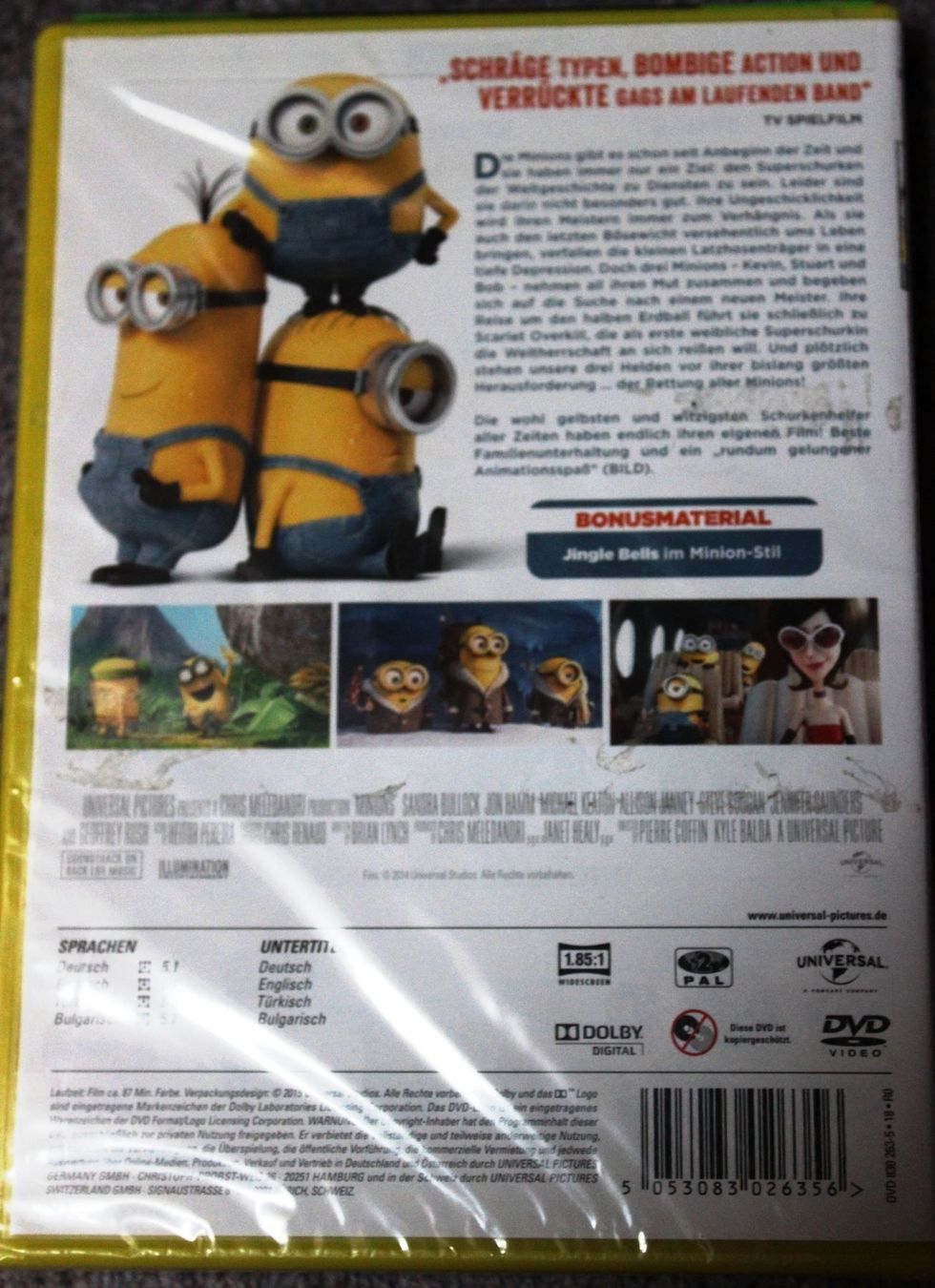 Tutti i DVDs: Minions DVD NEU (originalverpackt) – Nuovo e nell'imballaggio originale da Tübach venduto da JamesStone 2