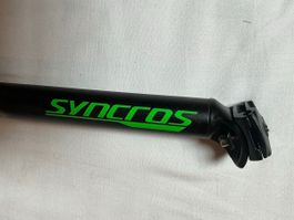 Synchros Sattelstütze 31.6mm schwarz grün