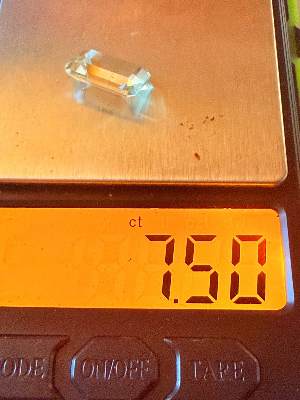 Pietre preziose: Natürlicher Prasiolite,  7,65ct, facettiert. – Nuovo (secondo la descrizione) da Zuerich venduto da SonderArt-Wertgut 7