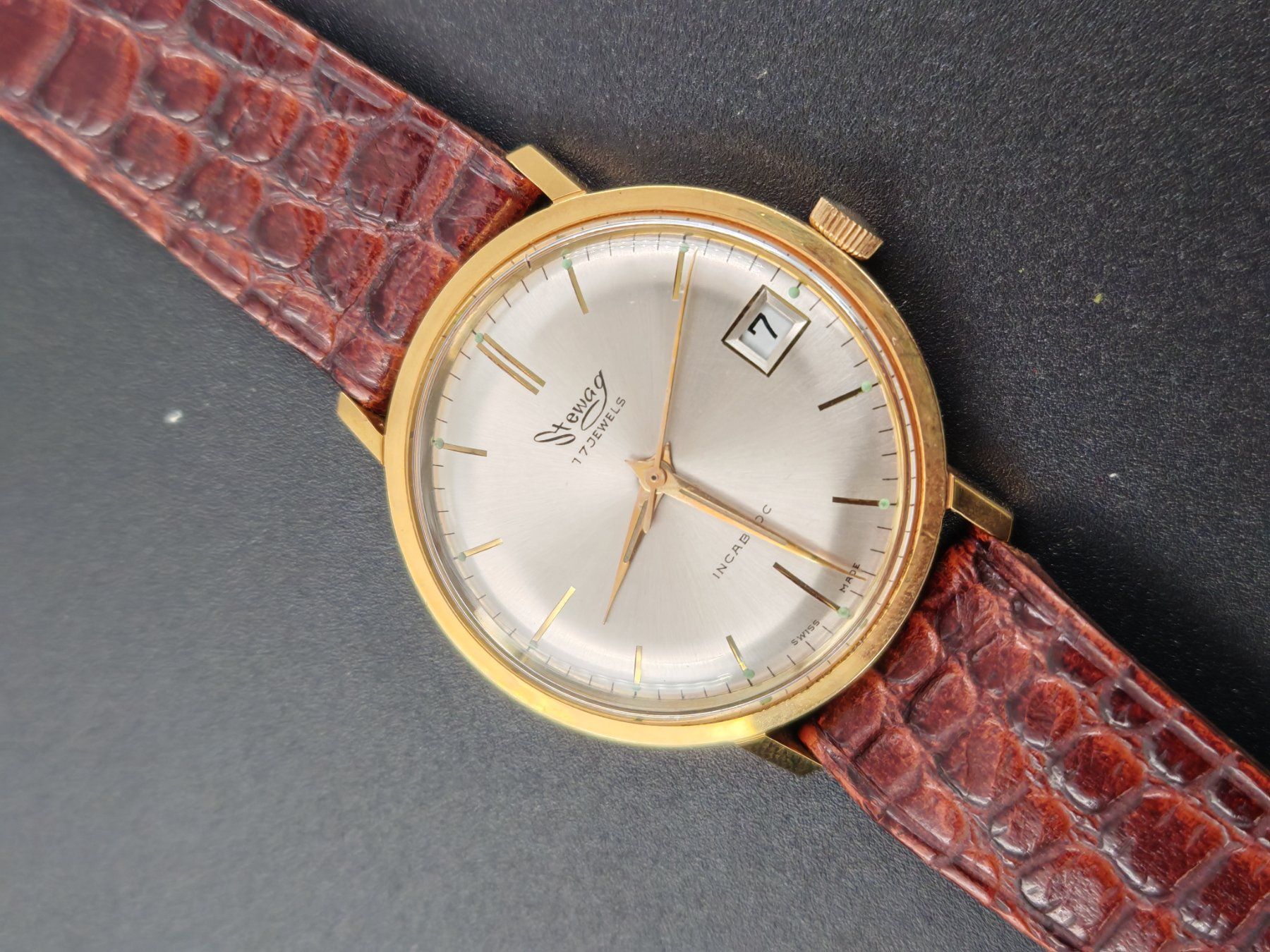 Uhren: Stewag Automatic Gold Plated – Gebraucht aus Otelfingen von Yossi-68 8