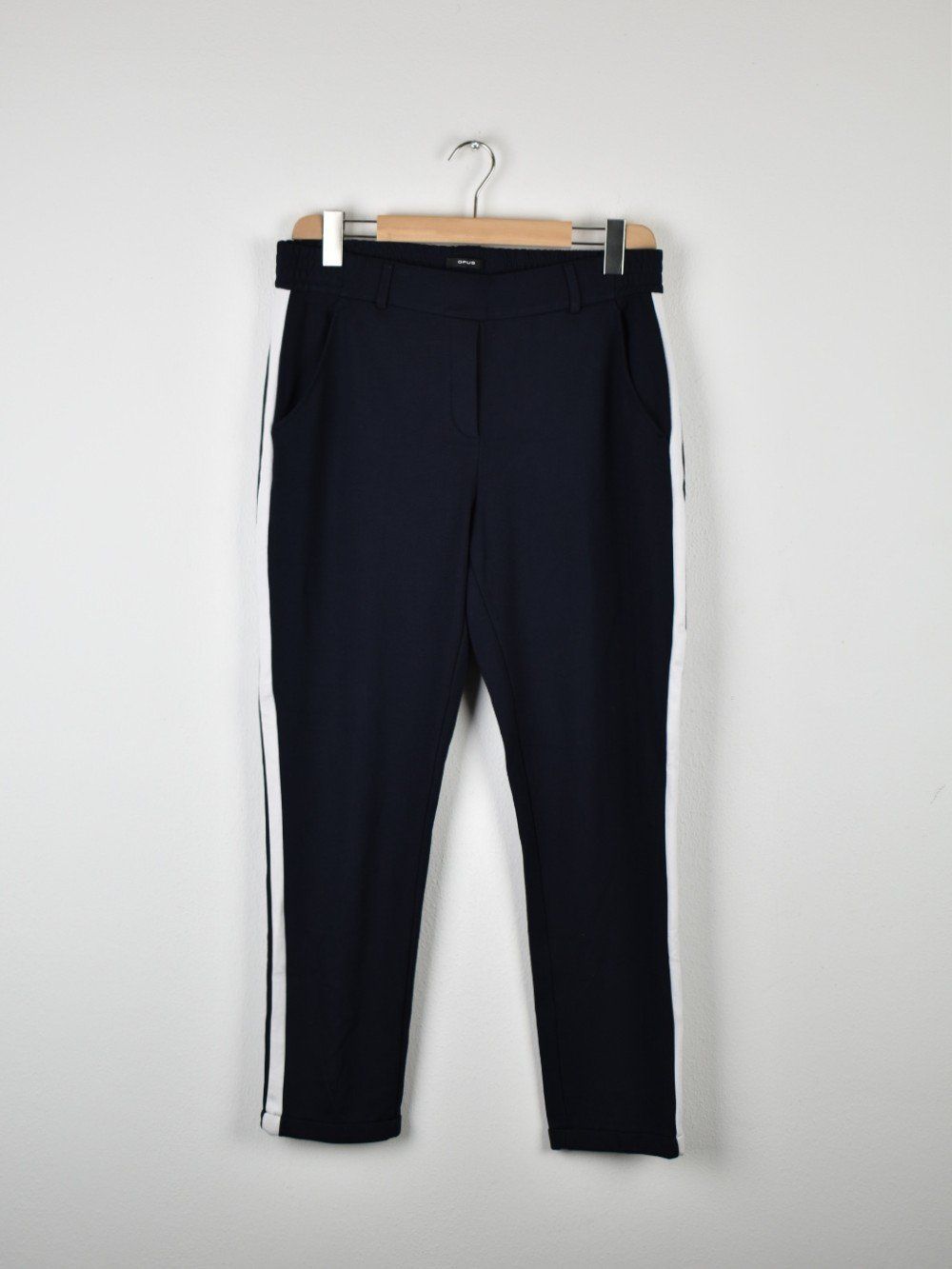 Opus Pantaloni: Opus Stoffhose, dunkelblau, Gr.42 – Usato da Nürensdorf venduto da 2ND_STORY