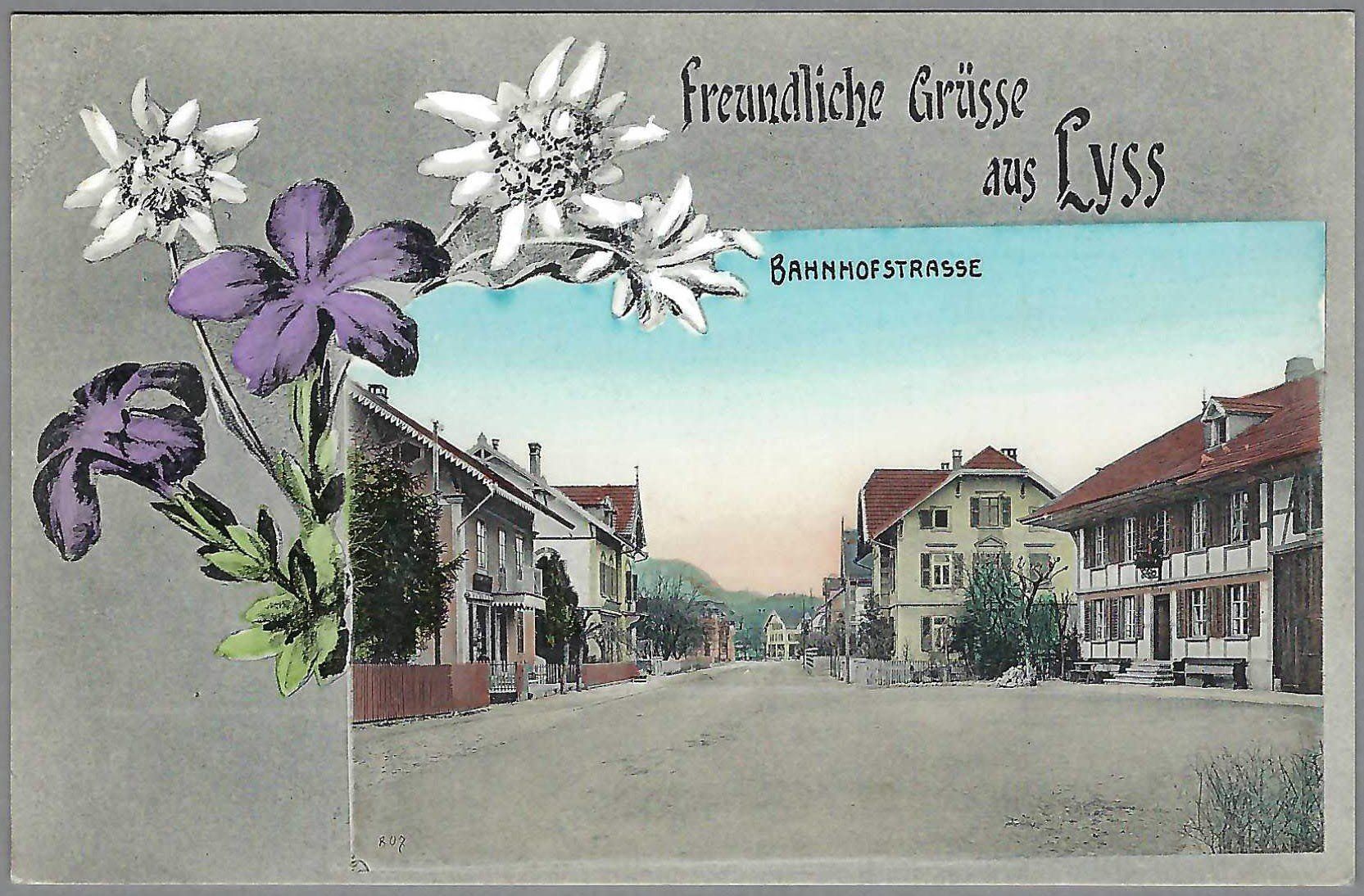 Ansichtskarten: 1910 LYSS, INNENANSICHT, SCHÖN, FELDP.-0 – Gebraucht aus Pura von ulisse1957