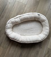 Baby Babynest beige mit Entenmuster