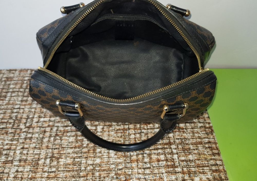 Escarpins Vintage CÉLINE En Cuir Bleu - Talon 5 Cm, Pointure 36, Occasion