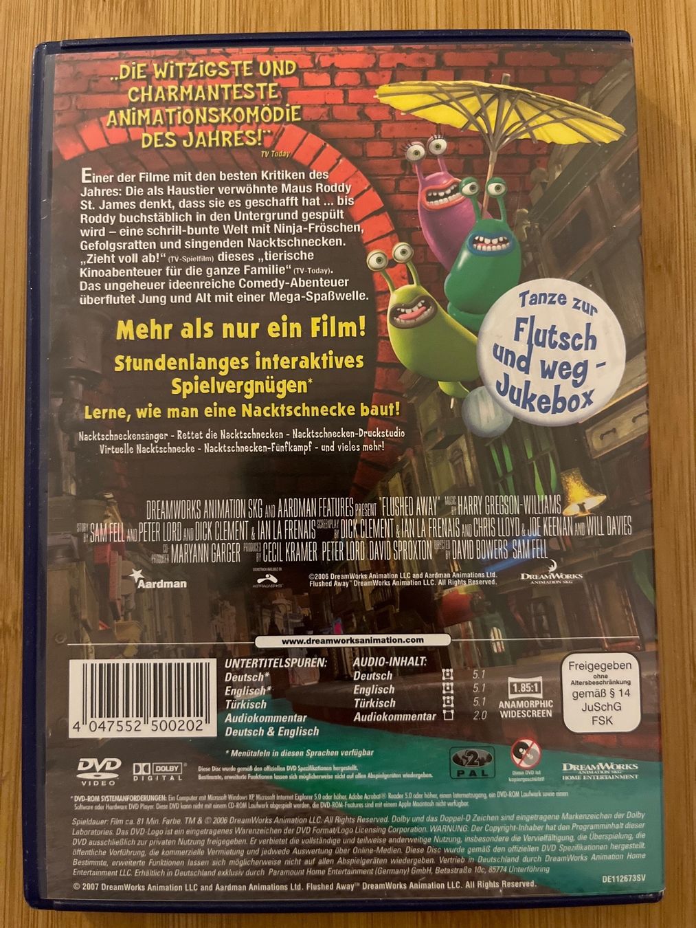 Tutti i DVDs: Dreamworks: Flutsch und Weg DVD – Usato da Sierre venduto da black.box 1