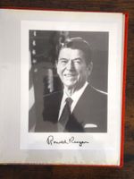 Autographisches und geschriebenes Album – Reagan – Al-Fayed