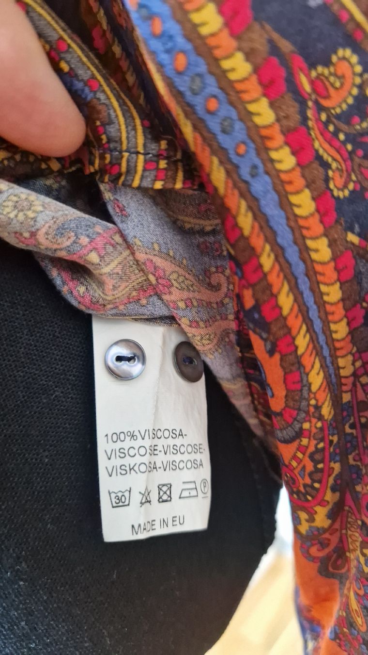 Camicette: Schöne Viskose-Bluse, Gr. 36/38 – Nuovo e nell'imballaggio originale da Möhlin venduto da Itartaruga 4