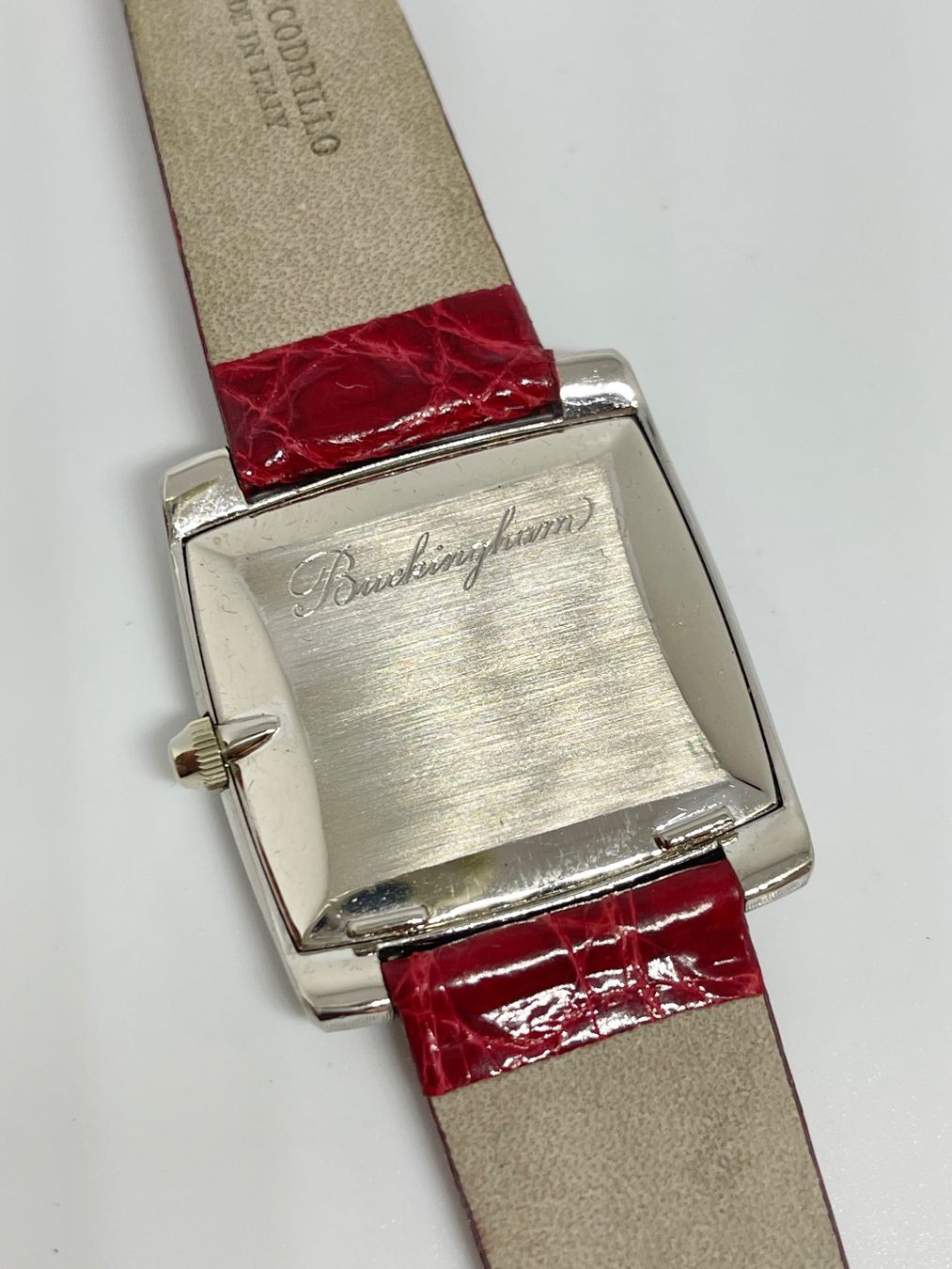 Corum Orologi: Rare Corum Buckingham Tv Screen White Gold 18ct – Usato da Lugano venduto da Superstudiolugano 1