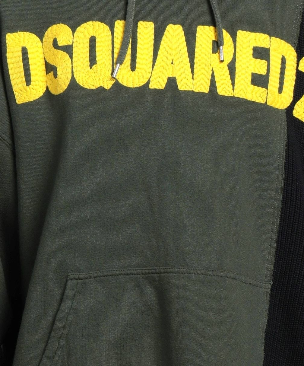 Dsquared2 Maglioni & Felpe: Dsquared2 Hoodie Olive Black Logo Size L – Nuovo e nell'imballaggio originale da Zürich venduto da FashionSales 3