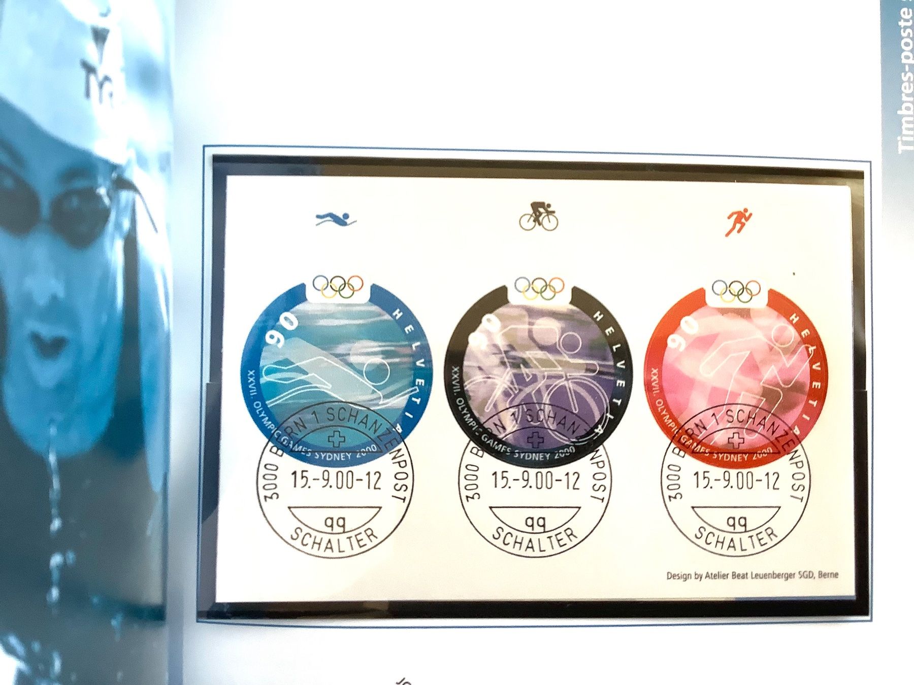 Tous les timbres: 2000 - Schweiz - Jahrbuch Ersttagsstempel Halbmond – Neuf (Voir description) à Liestal par Skunk02 4