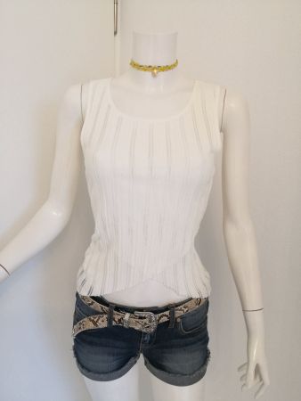 🤩MANGO TOP ECRU GERILLT NEU & D&G P.
