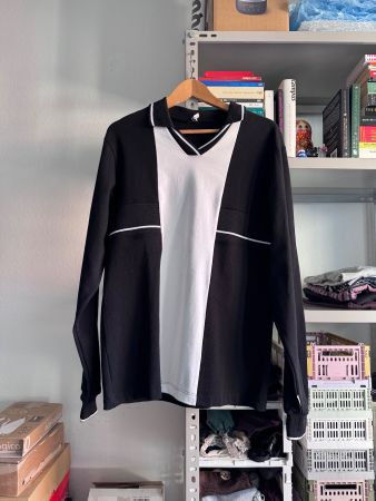 Longsleeve "MAINS", Grösse M, Schwarz