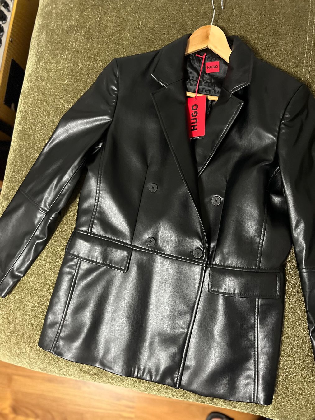 Hugo Boss Giacche: neuer Boss Blazer in Lederoptik – Nuovo e nell'imballaggio originale da Liestal venduto da selgo 2