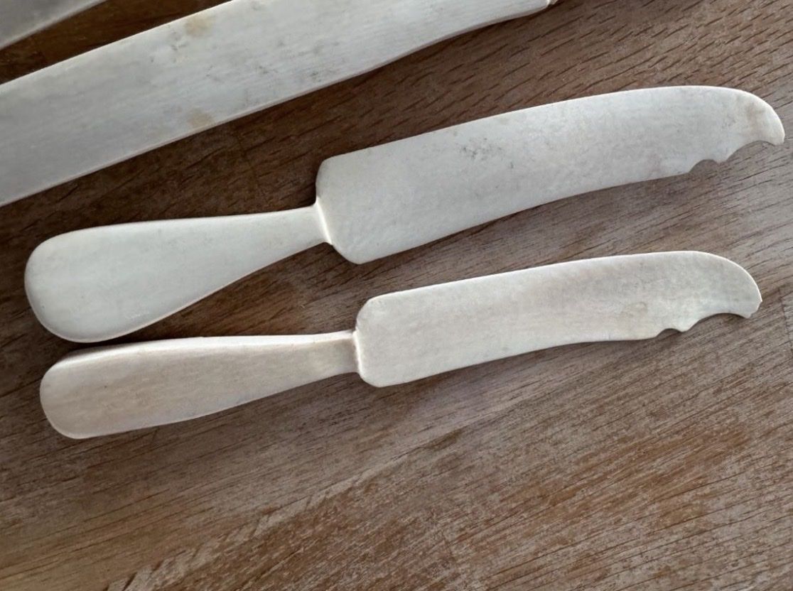 Posate: Salatbesteck Antike Messer Knochen oder sowas. – Usato da Goldach venduto da Messerguru 3