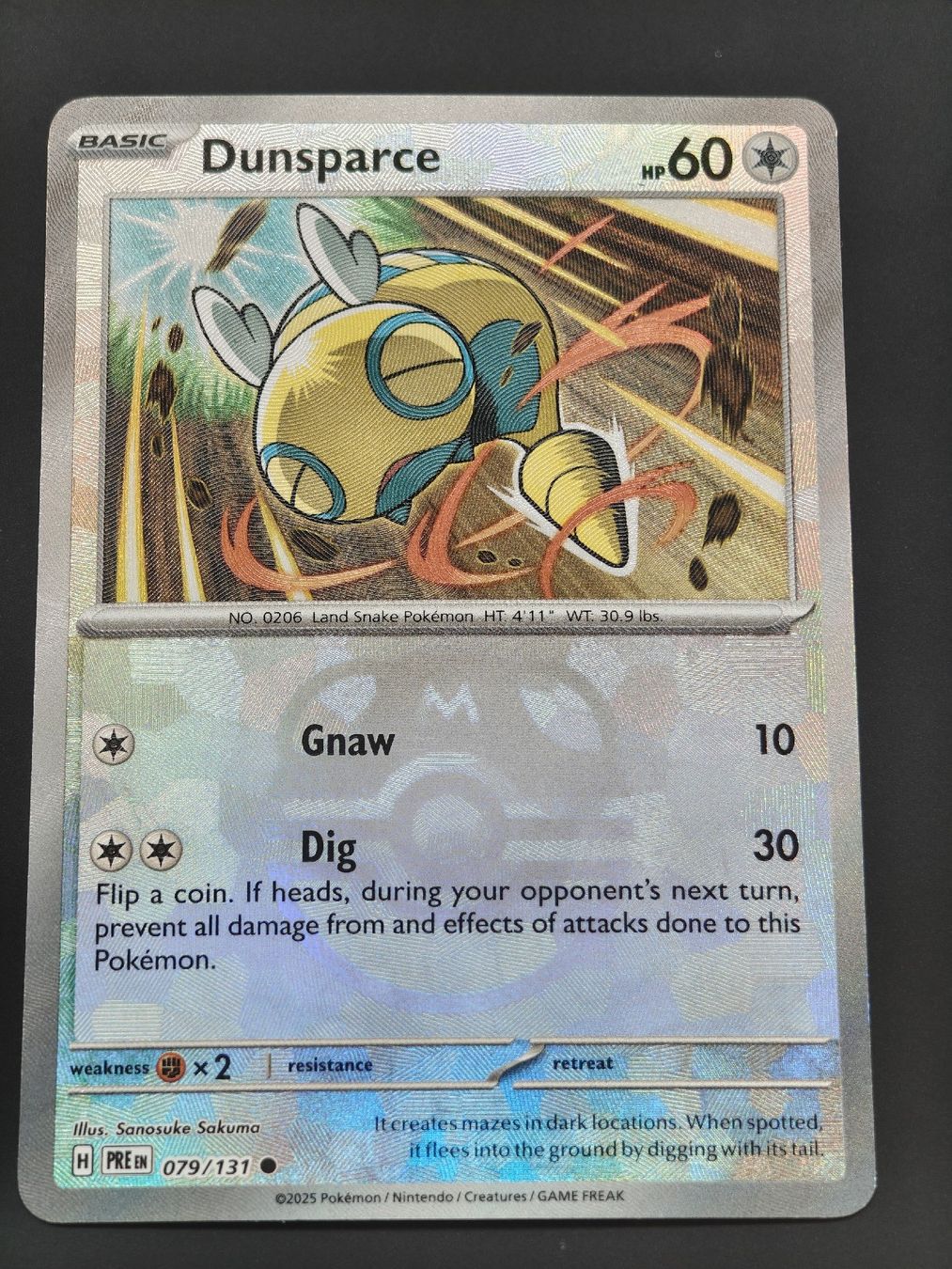 Pokémon Cartes à collectionner: Dunsparce Masterball 079/131 EN – Neuf (Voir description) à Therwil par Cordachu_Trade