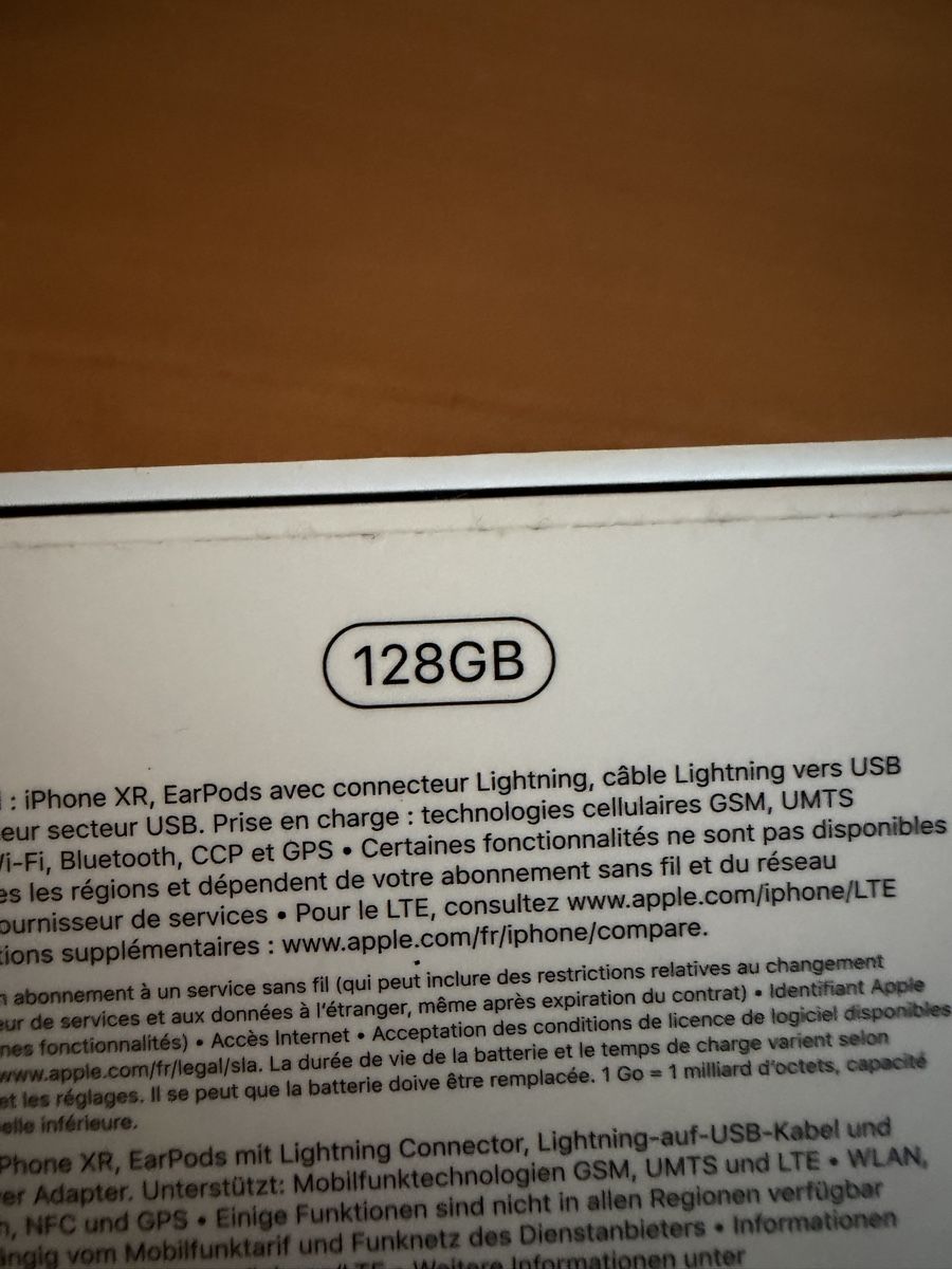 Apple Telefoni cellulari / Smartphones: iPhone XR 128GB Rot mit Verpackung – Usato da Lyss venduto da Onkel_Titus 2
