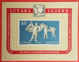 BLO11) W32, Sonderblock Luzern postfrisch Kt. 250.-