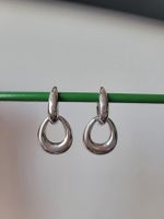 Boucles d'oreilles pendantes argent 925 neuf 