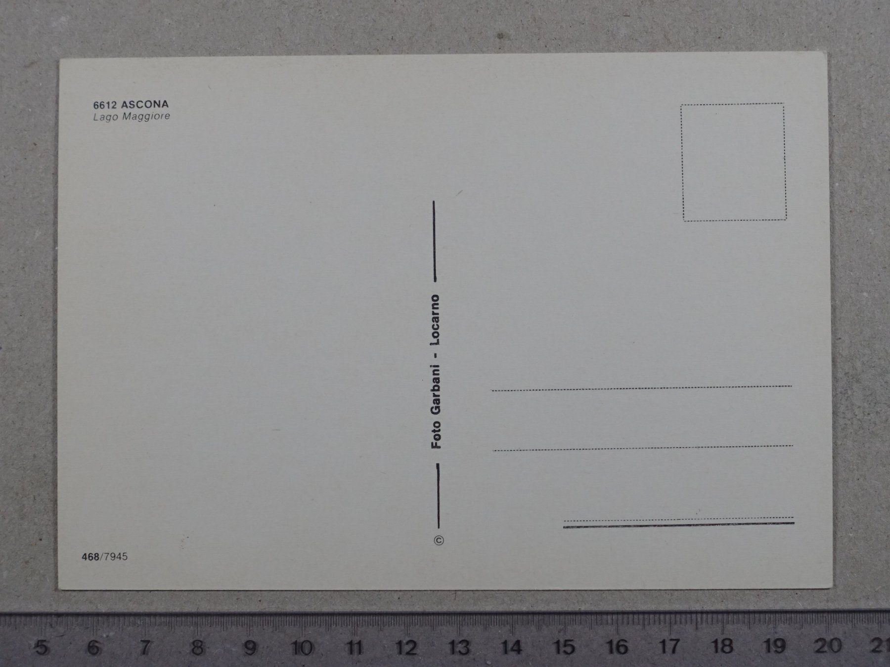 Cartoline postali: Ascona – Usato da Lenzburg venduto da fh1 1