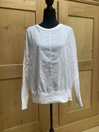 PENN&INK sweatshirt weiss Groesse 40, M/L neuwertig