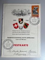 1940 Verb. Schw. Phil. Verein Festkarte gest. B4