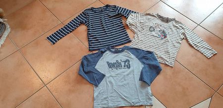 Langarm Shirt s 3 Stück Gr. 122 - 128