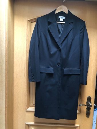 Schwarzer langer Blazer, Gr. 40, Top Zustand, elegant