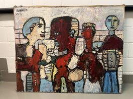 Original Ölbild von Heinrich Zobrist 1973/77