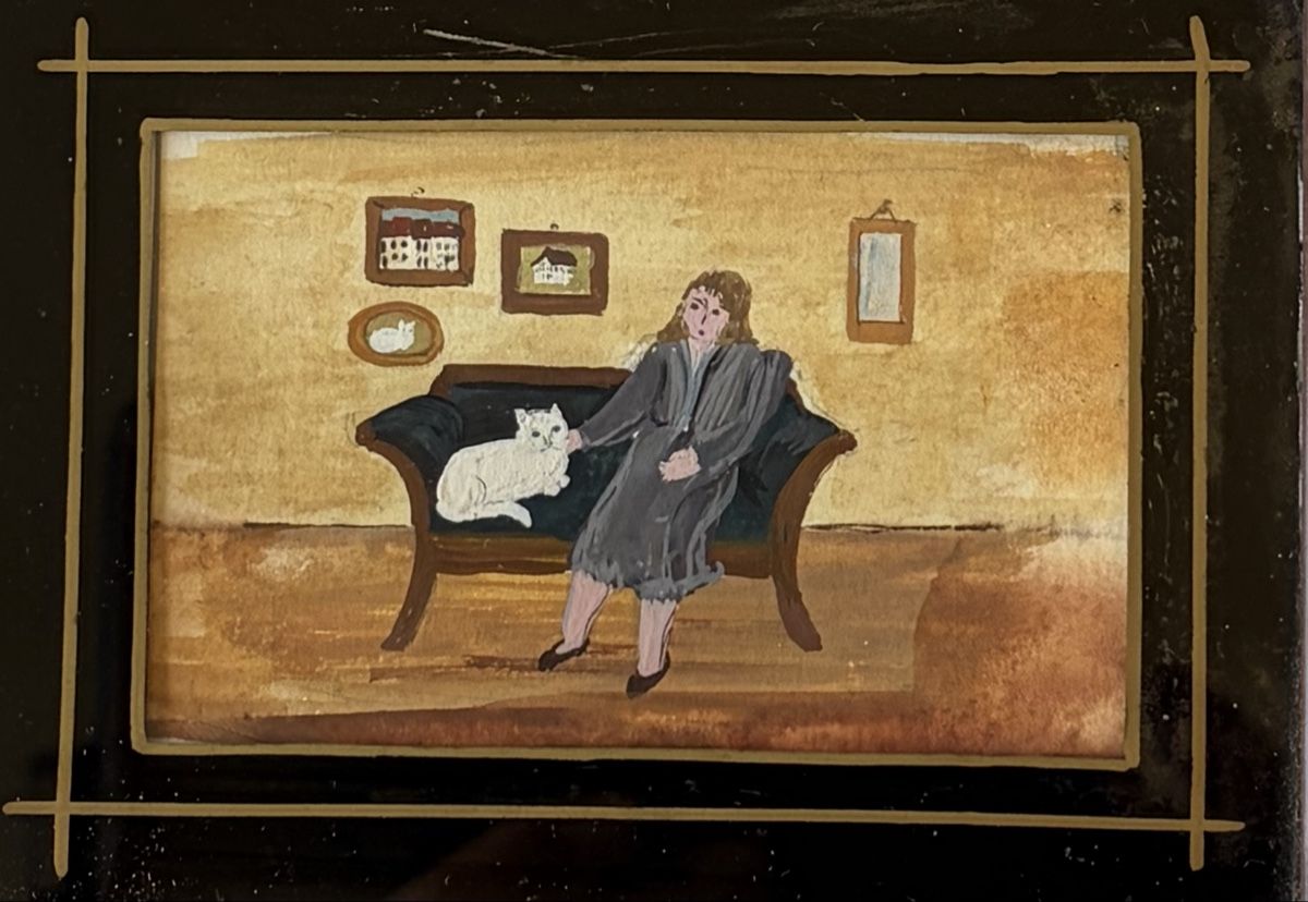 Gemälde: Miniature , gouache sur papier – Gebraucht aus le landeron von cance-lara 1