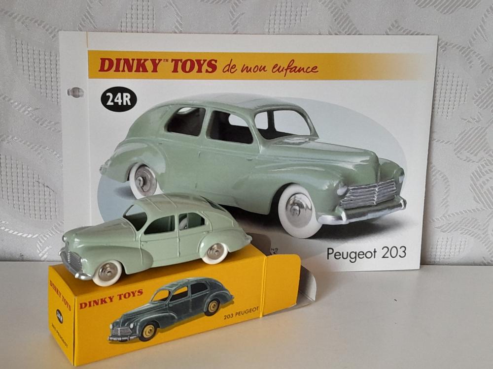 PEUGEOT 203 GRISE DINKY TOYS 1/43°