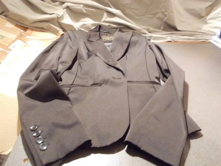 Blazer ca. Grösse S, schwarz, leicht glänzend