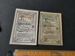Oesterreich, Neuhofen Ybbs - Notgeldscheine