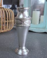 Art Deco Vase versilbert, Punze Berndorf Esslingen um 1926