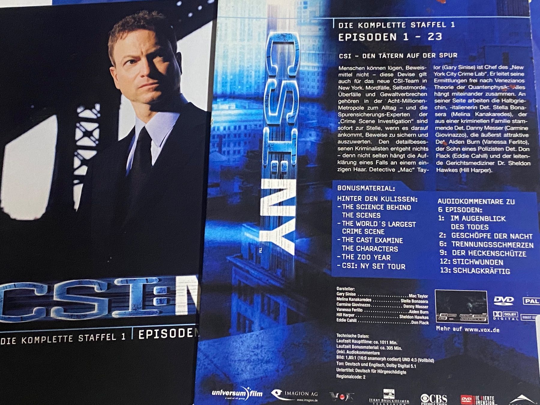 Alle DVDs: CSI NY 6x – Gebraucht aus Muri b. Bern von AdidasCollector 2
