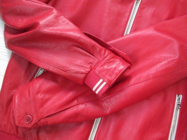 Paul & Shark Giacche: Paul & Shark - rote Lammleder Lederjacke Gr. M – Nuovo (secondo la descrizione) da Wetzikon ZH venduto da icewear 5