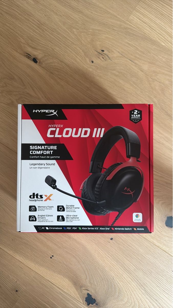 Hyperx Casques audio: HyperX Cloud III Gaming Headset neu – Neuf avec emballage d'origine à Bönigen par Carlvh