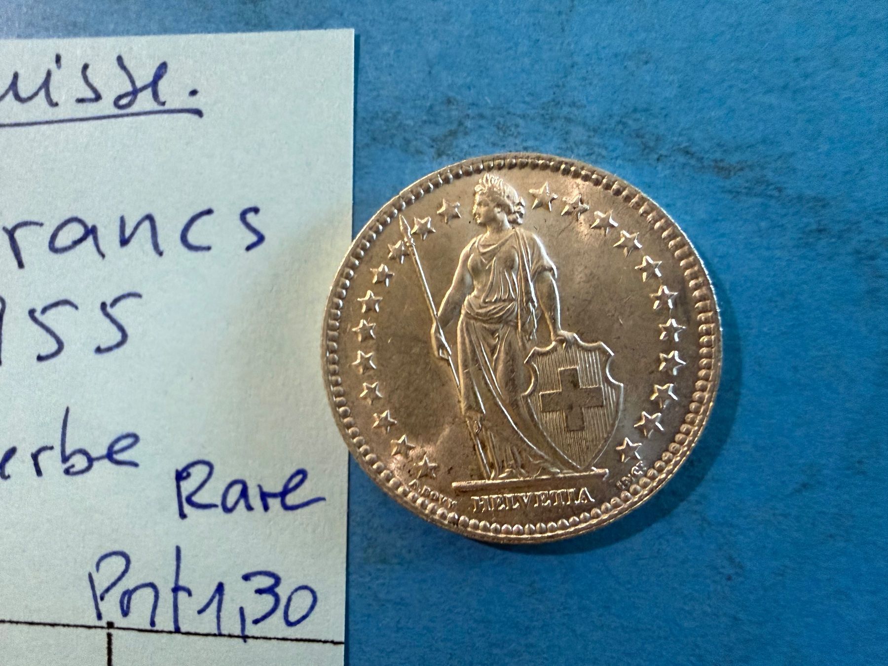 Tutti le monete: SUISSE : 2 FRANCS 1955 - SUPERBE – Usato da genève venduto da GEnumist 2