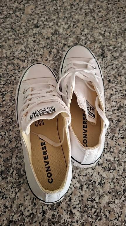 Damenschuhe: Converse Chuck Taylor All  Star Platform bianche - 37.5 – Gebraucht aus Montagnola von nat_qs7w 1