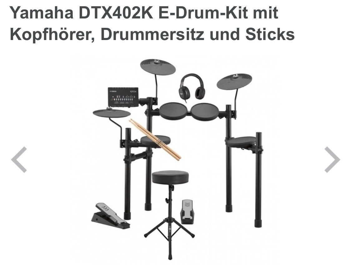 Yamaha Strumenti musicali: E-Drum Kit Yamaha  – Usato da Männedorf venduto da Dirk2719