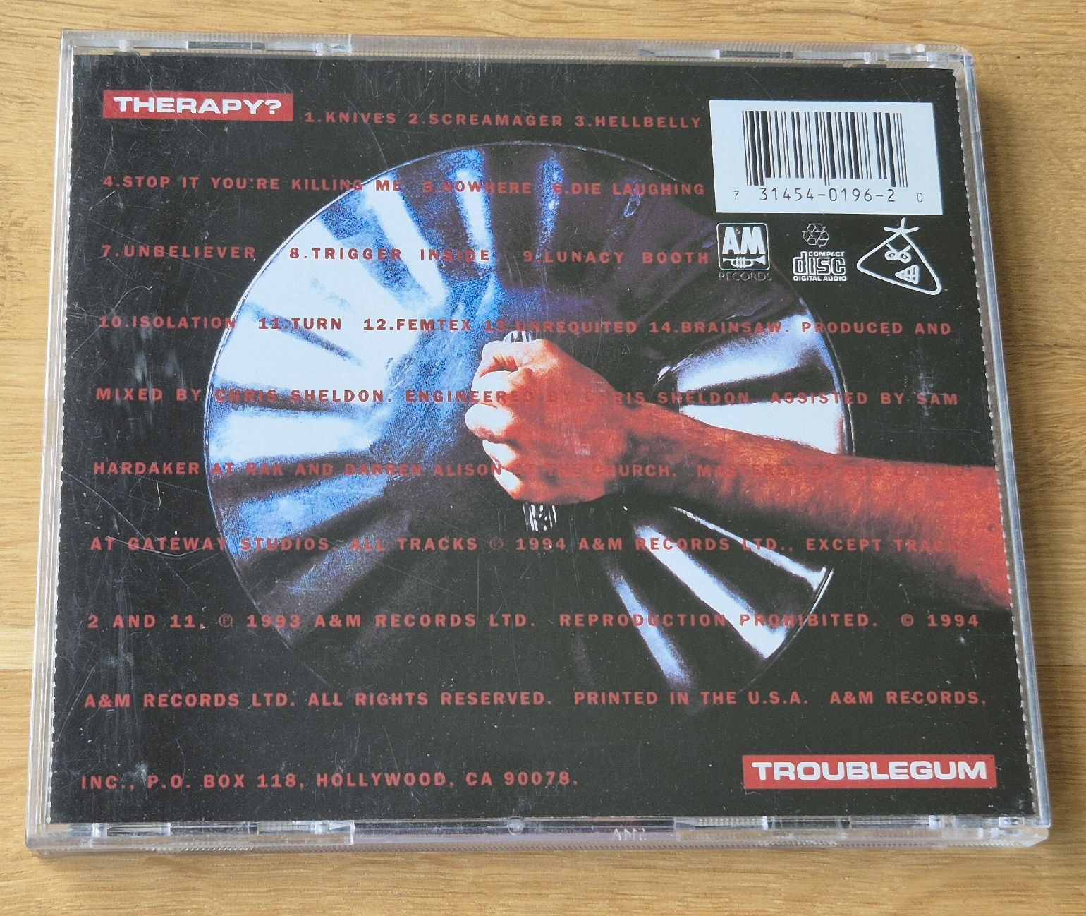 CD: CD:  Therapy? - Troublegum – Usato da Oftringen venduto da Xxxmcsxxx 2