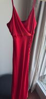 Zara Silky rotes Kleid Gr. S