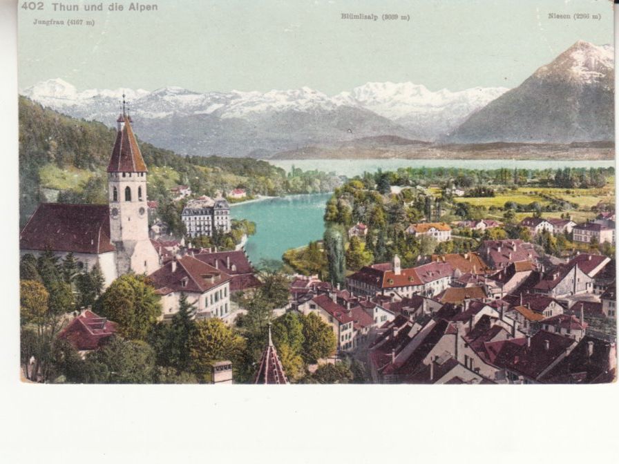 Ansichtskarten: Thun ca. 1910 – Gebraucht aus Bürglen TG von StampGraf