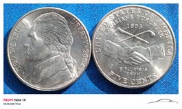 USA - 5 CENTS 2004 P - GEDENKMUENZE - KAUF LOUISIANA - UNZ.