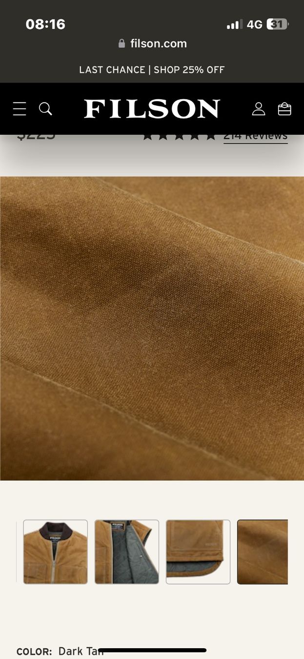 Gilets & Westen: Absolut neuwertige Filson Weste/Jacket – Neu (gemäss Beschreibung) aus St.Gallen von  6