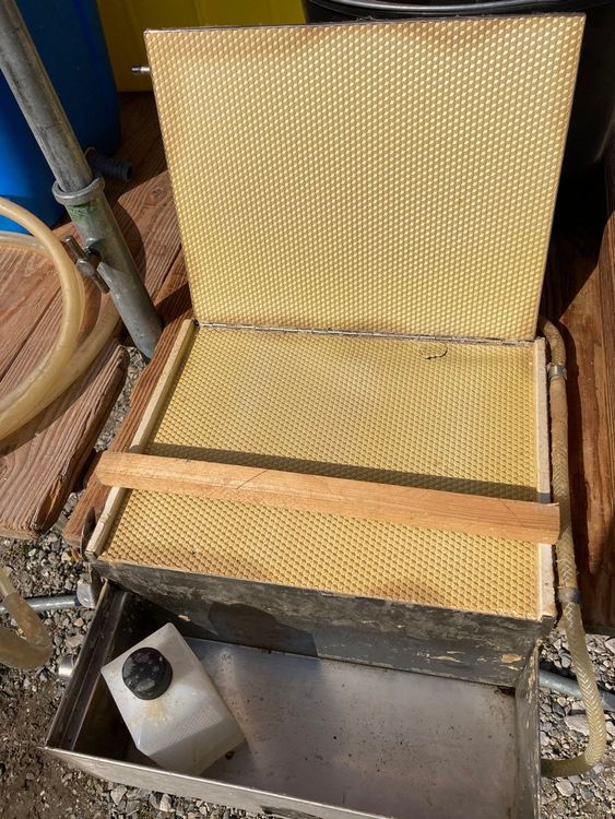 B-Ware Mittelwandgiessform Mittelwandpresse Prägemattensatz Bienen Wachs 5,1 mm