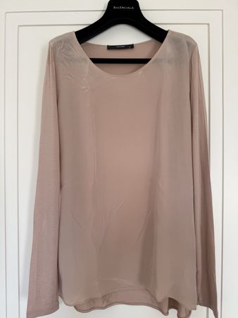 Hallhuber Seiden-Viskose Shirt, Gr. M, Top Zustand!