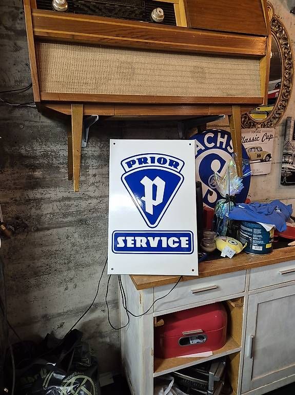 Schilder: Prior Service originales Emailschild – Gebraucht aus Langnau am Albis von Sadisanto 3